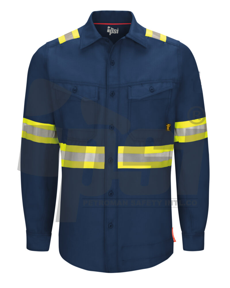 MENS FR ENHANCED VISIBILITY WORK SHIRT