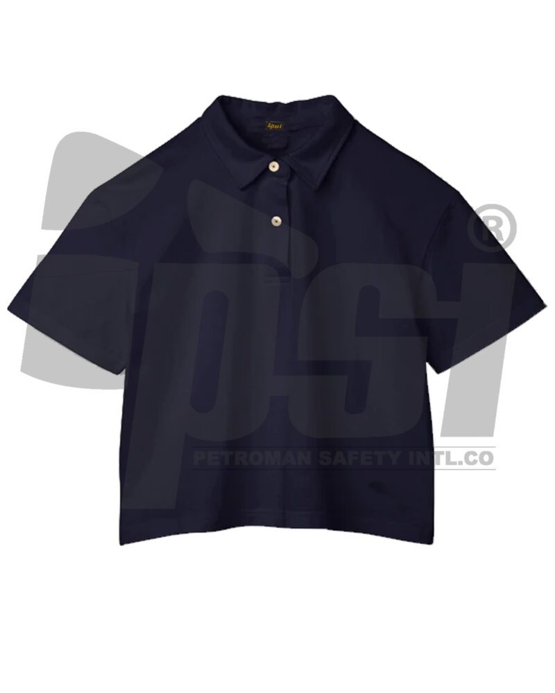 cropped polo shirt
