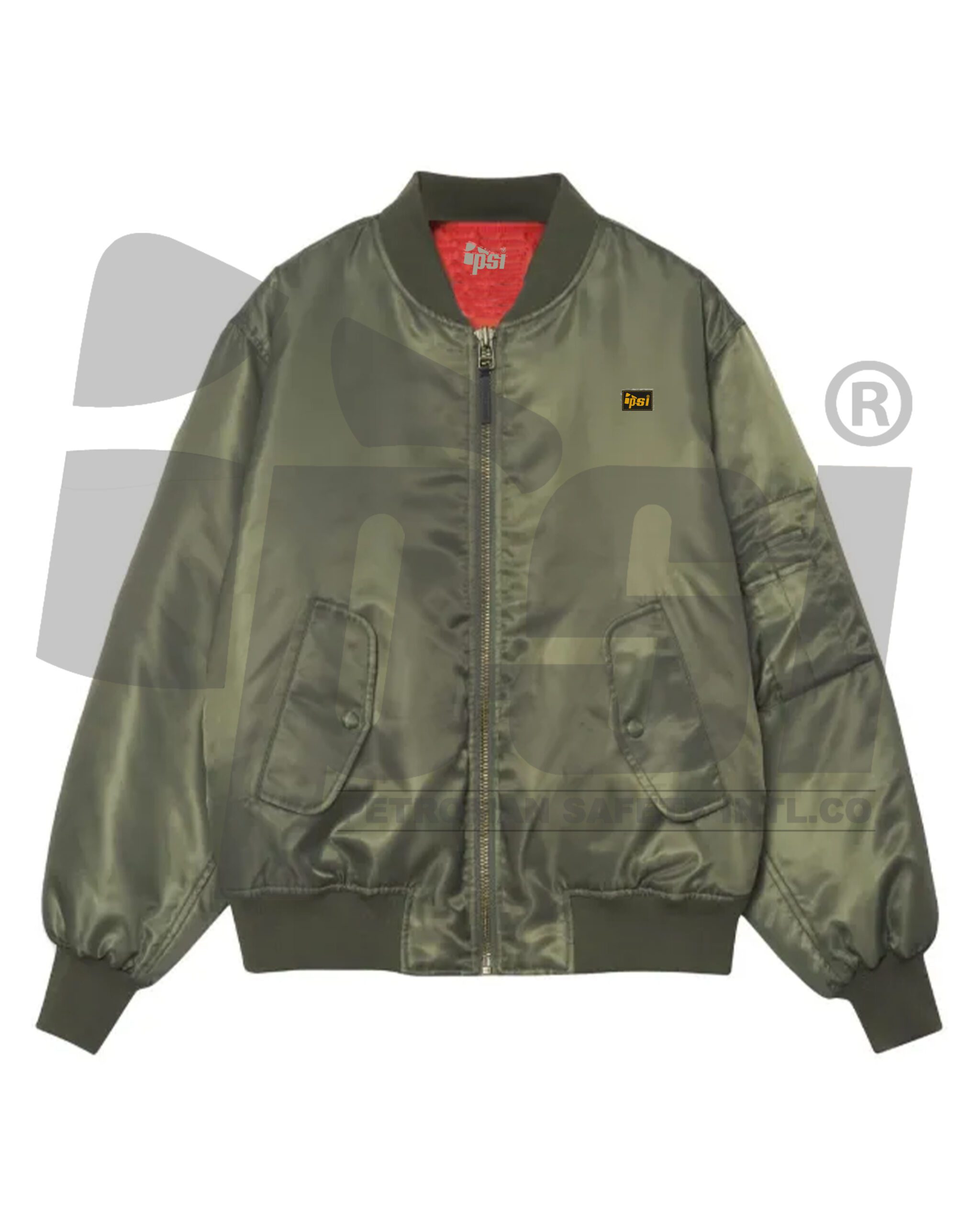 satin bomber jacket - petromansafety