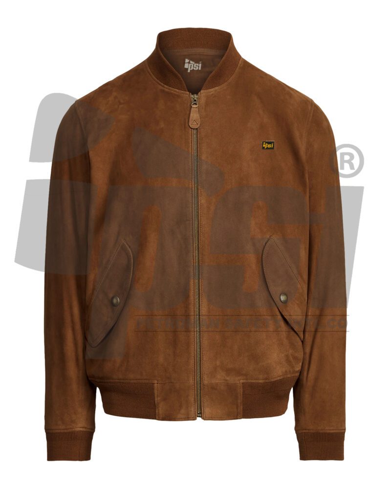 suede bomber jacket